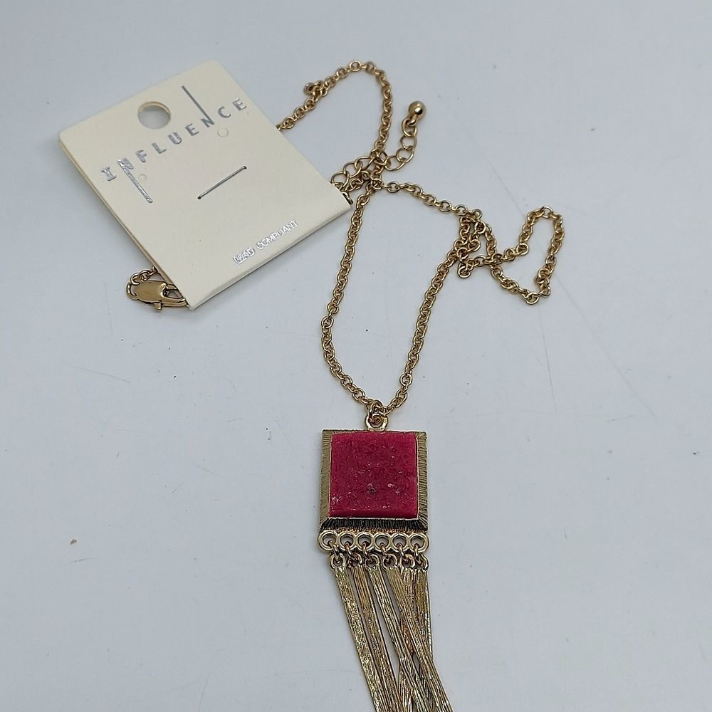 Nwt Influence Druzy‎ necklace